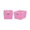 Household Essentials Polka Dot Fabric Tapered Storage Bins, 2ct.
